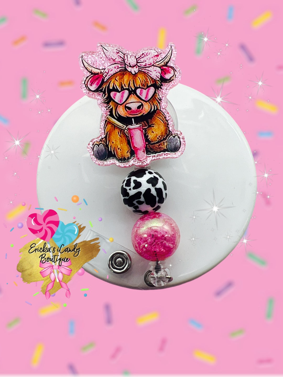 Tumbler Moo Moo - Badge Reel