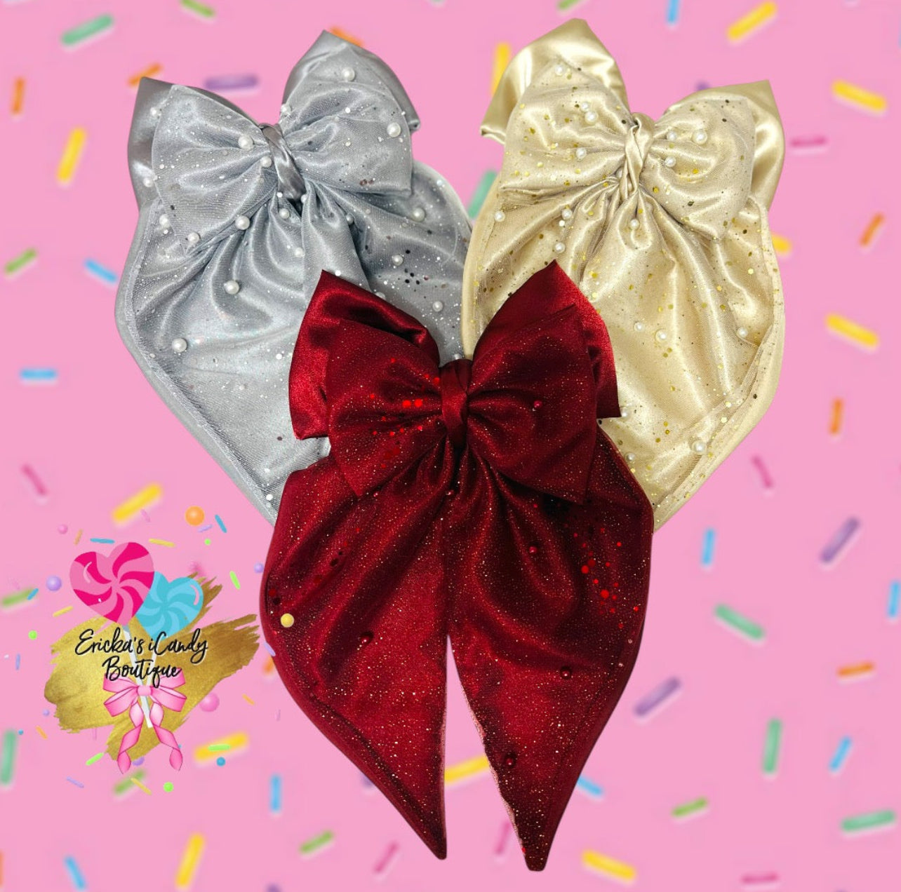 Glitter Pearls - Lazo Coquette