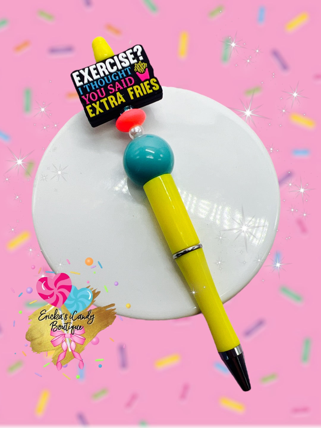 Extra Fries - Beaded Pen