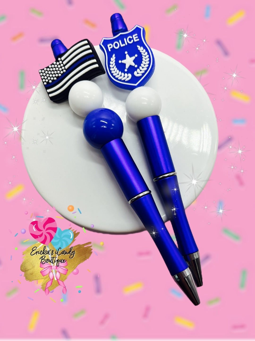 Police - Beaded Pen