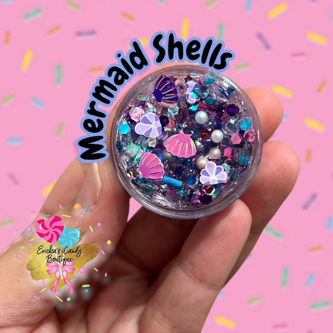 Mermaid Shells - Glitter Gel