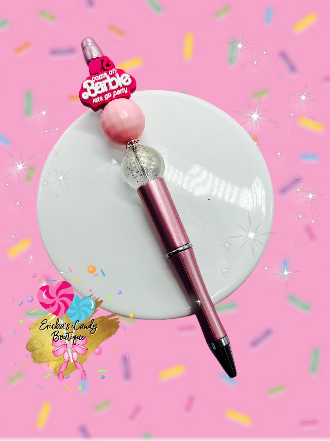 Let’s go party - Beaded Pen