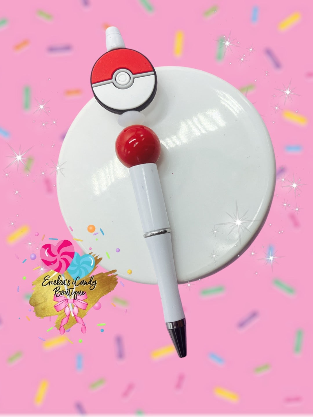 Gotta Catch Them All- Beaded Pen