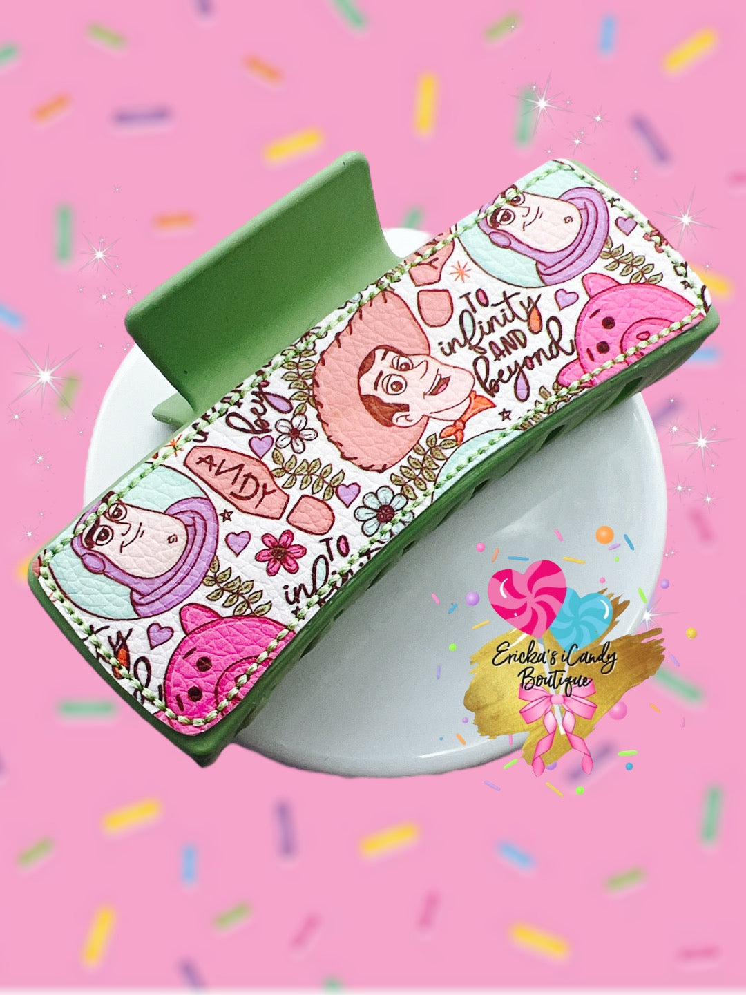 To infinity & Beyond Friends - 4in Claw Clip