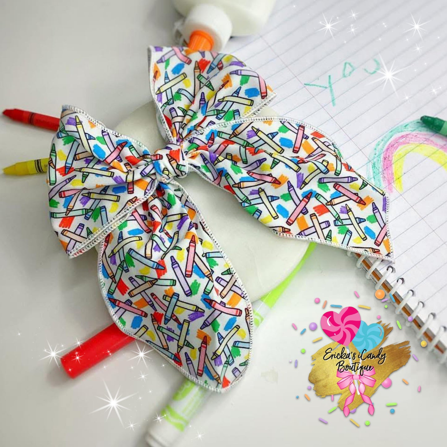 Crayon 5in Fable Bow