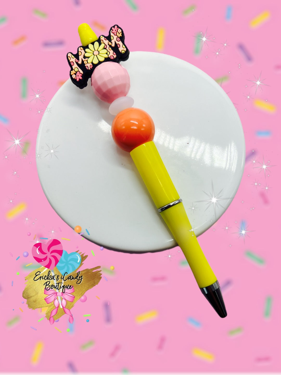 MOM - Beaded Pen