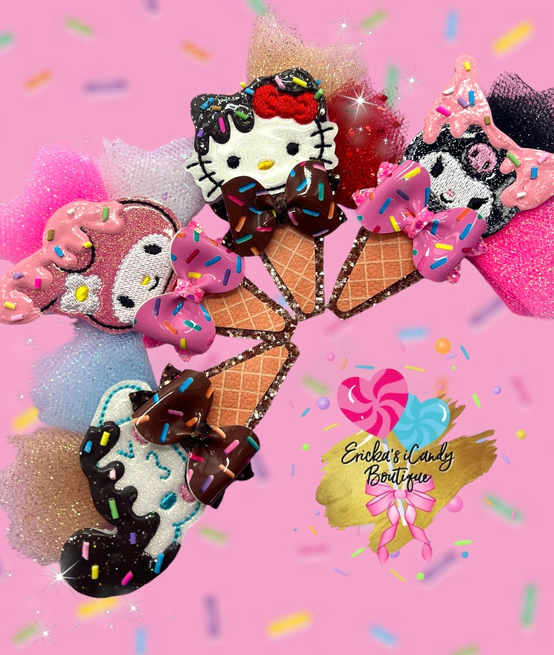 Sanrio Ice Cream - Cone Clippie