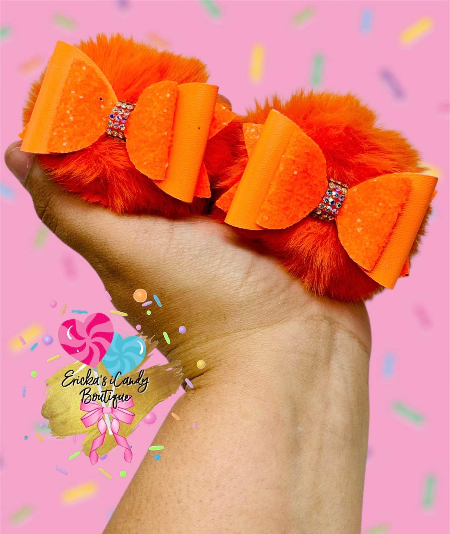 Orange Koala Pom Piggies