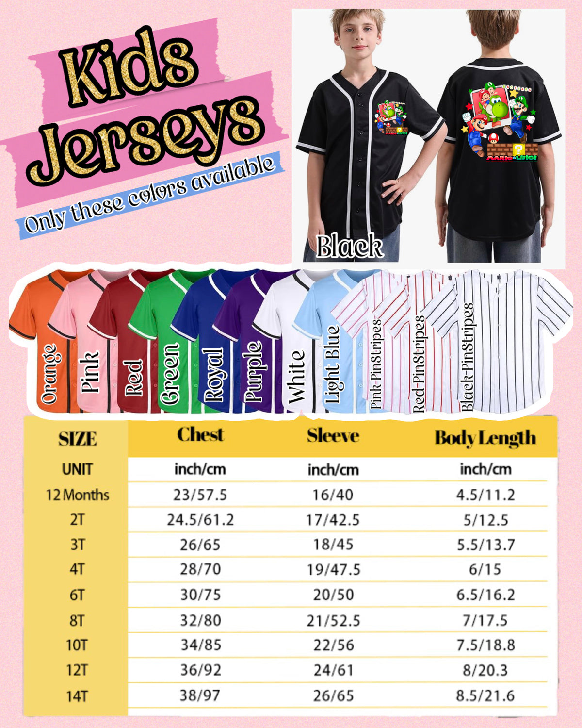Passholder- Kids Unisex Jersey