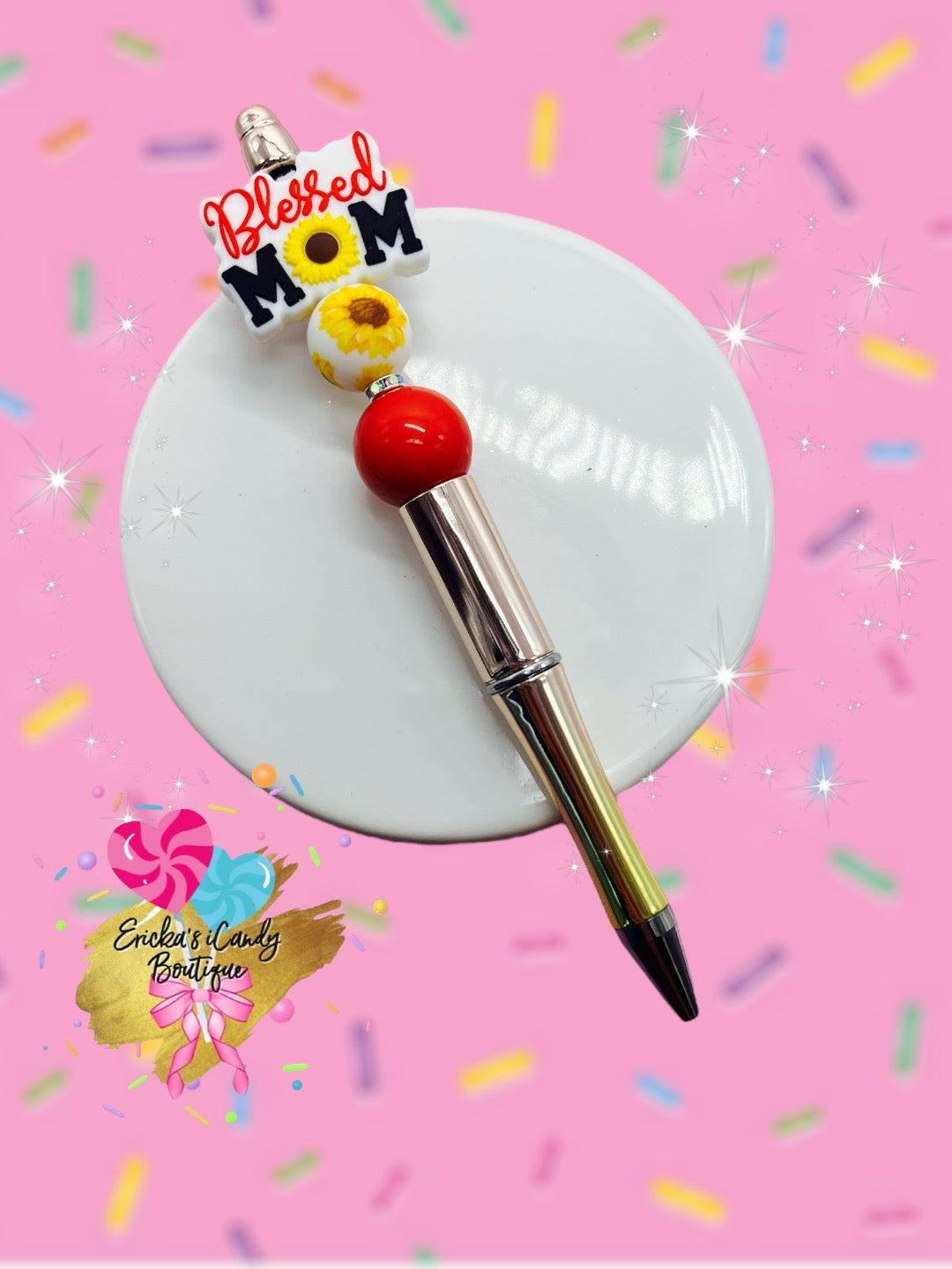 Blessed Mom - Beaded Pen