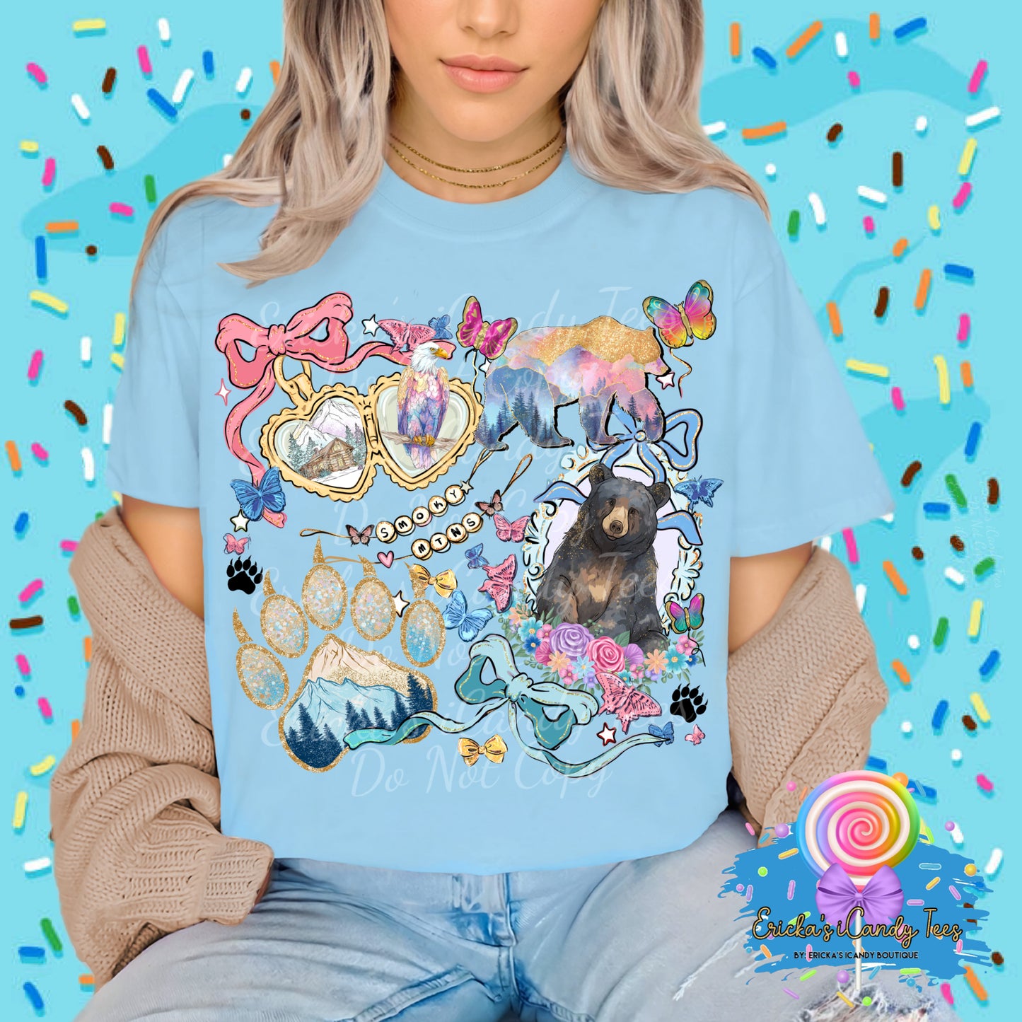 Smokey Mountains Locket - Tees & Sweatshirts