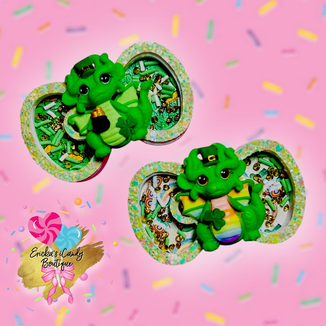 Lucky Dragon Shaker Bow Clip