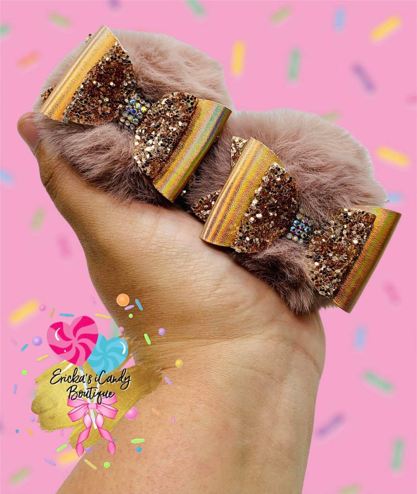 Rose Gold Koala Pom Piggies
