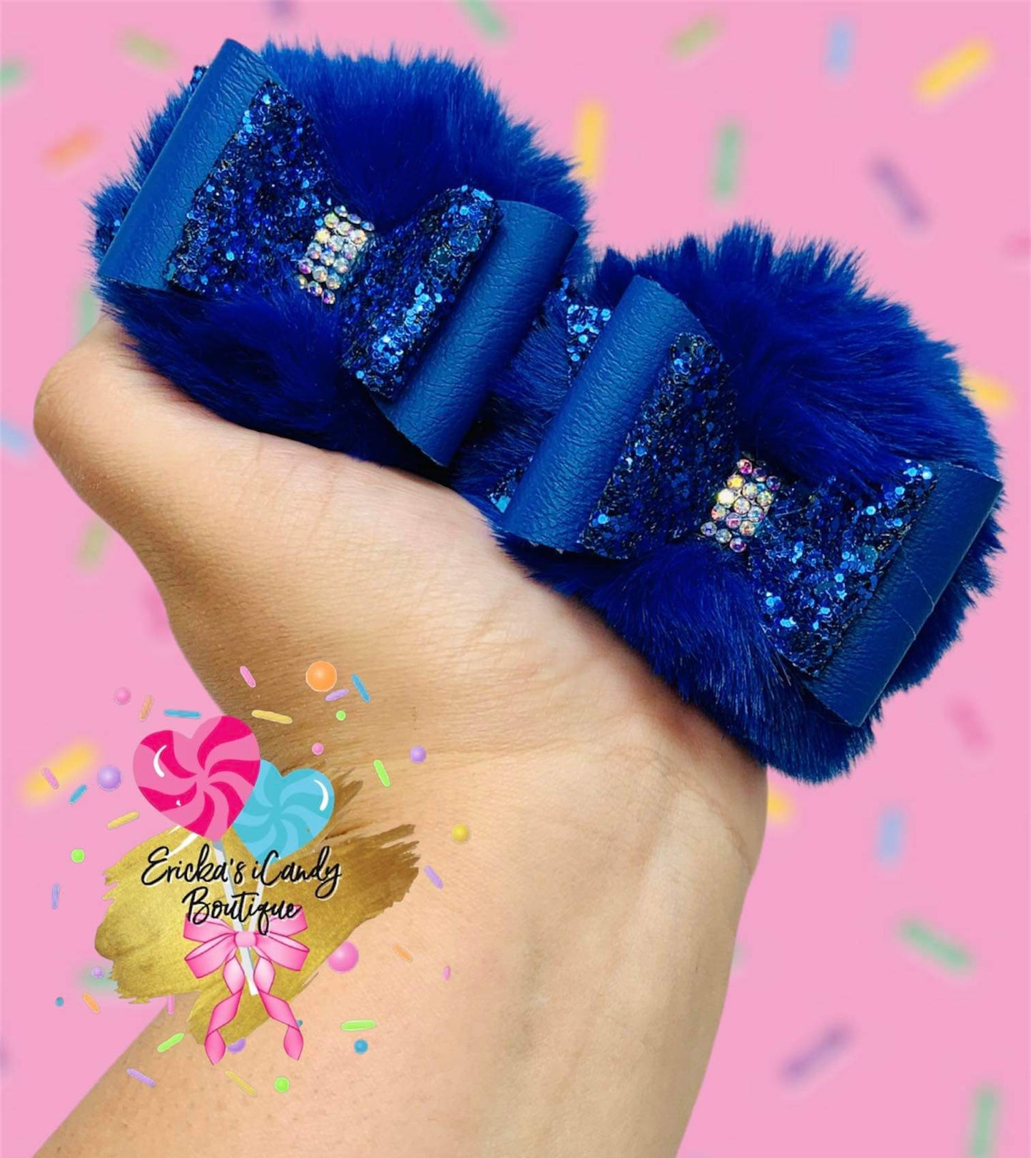 Royal Blue Koala Pom Piggies