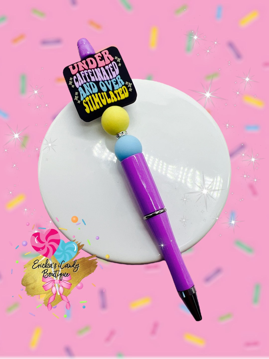 Overstimulated - Beaded Pen