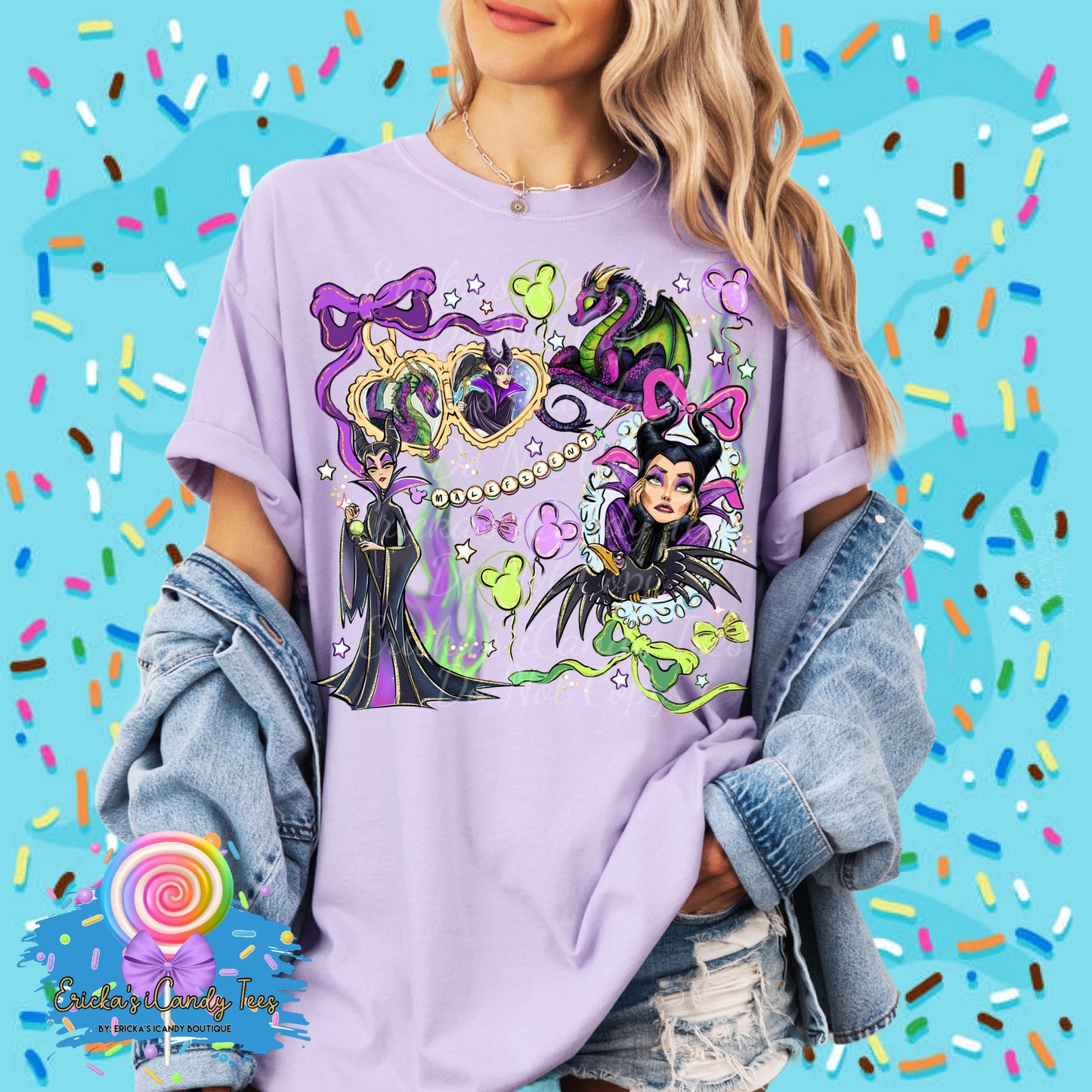 Maleficent Locket - Tees & Sweatshirts