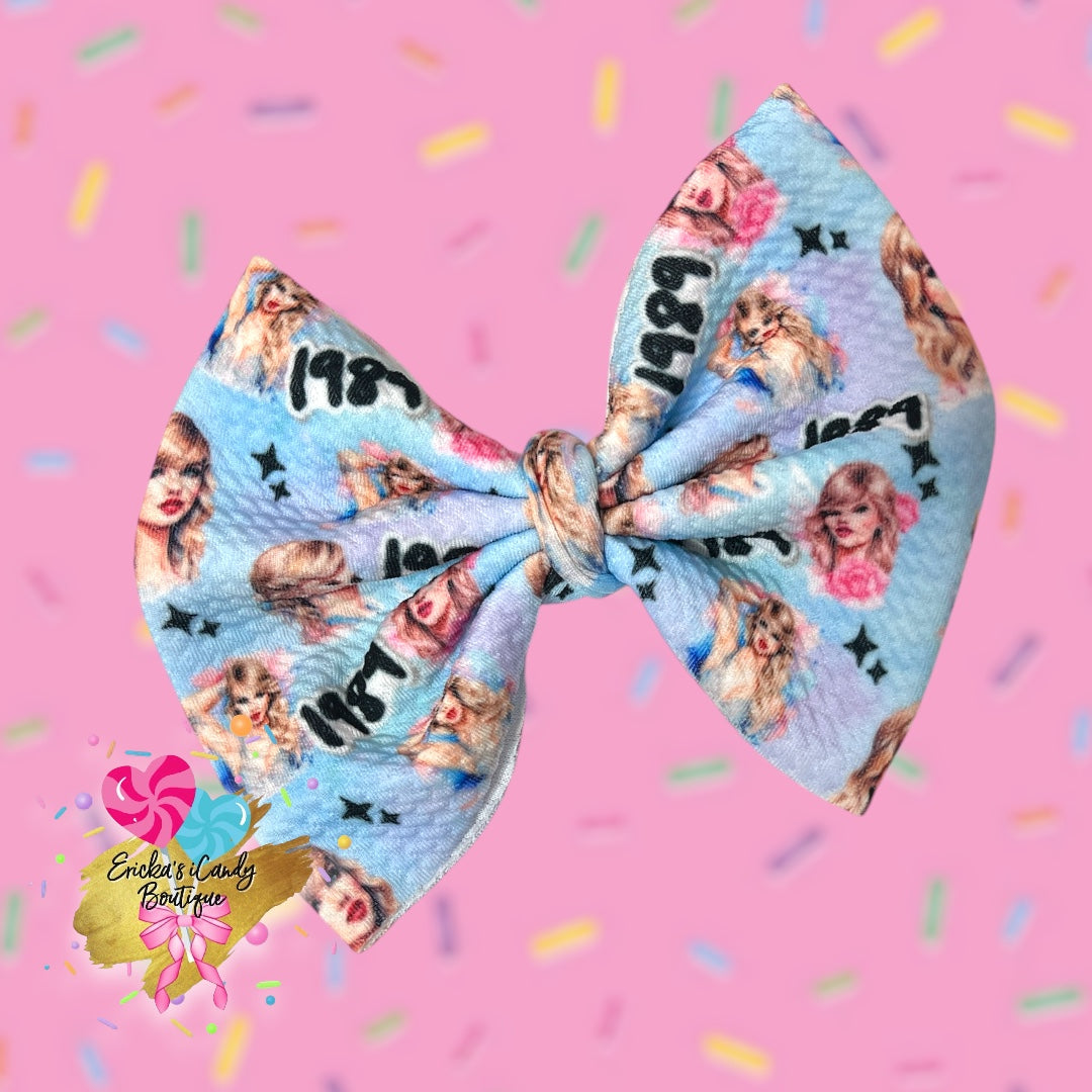 1989 Swiftie - 5in Bullet Fabric Bow