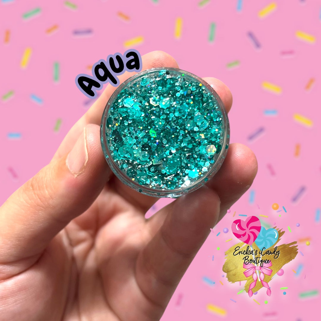 Aqua - Glitter Gel