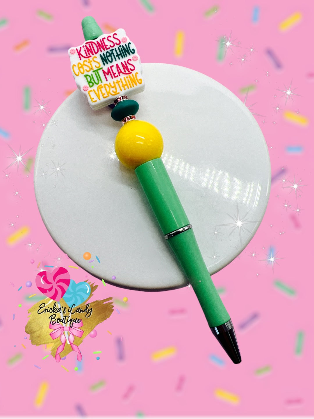 Kindness - Beaded Pen