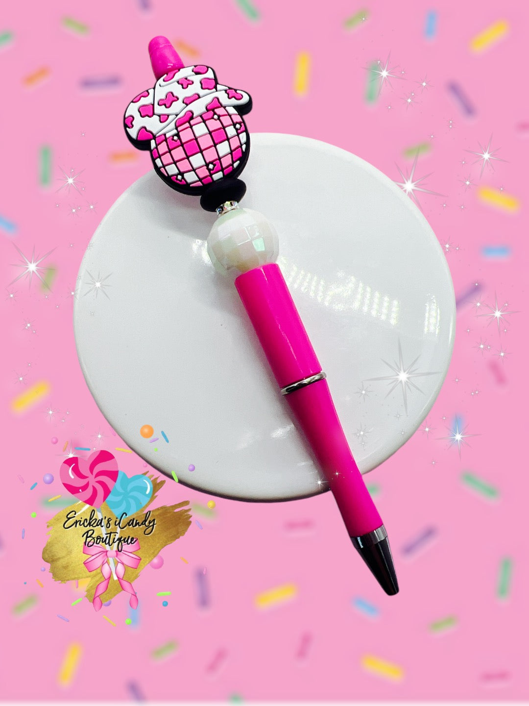 Disco Cowgirl - Beaded Pen
