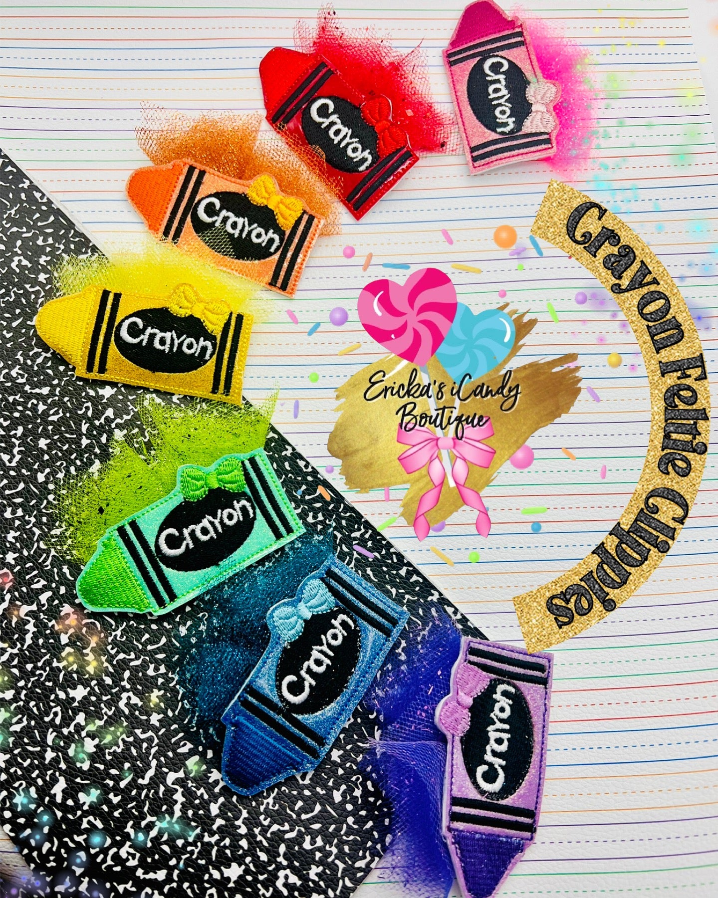 Crayon Feltie Clippie