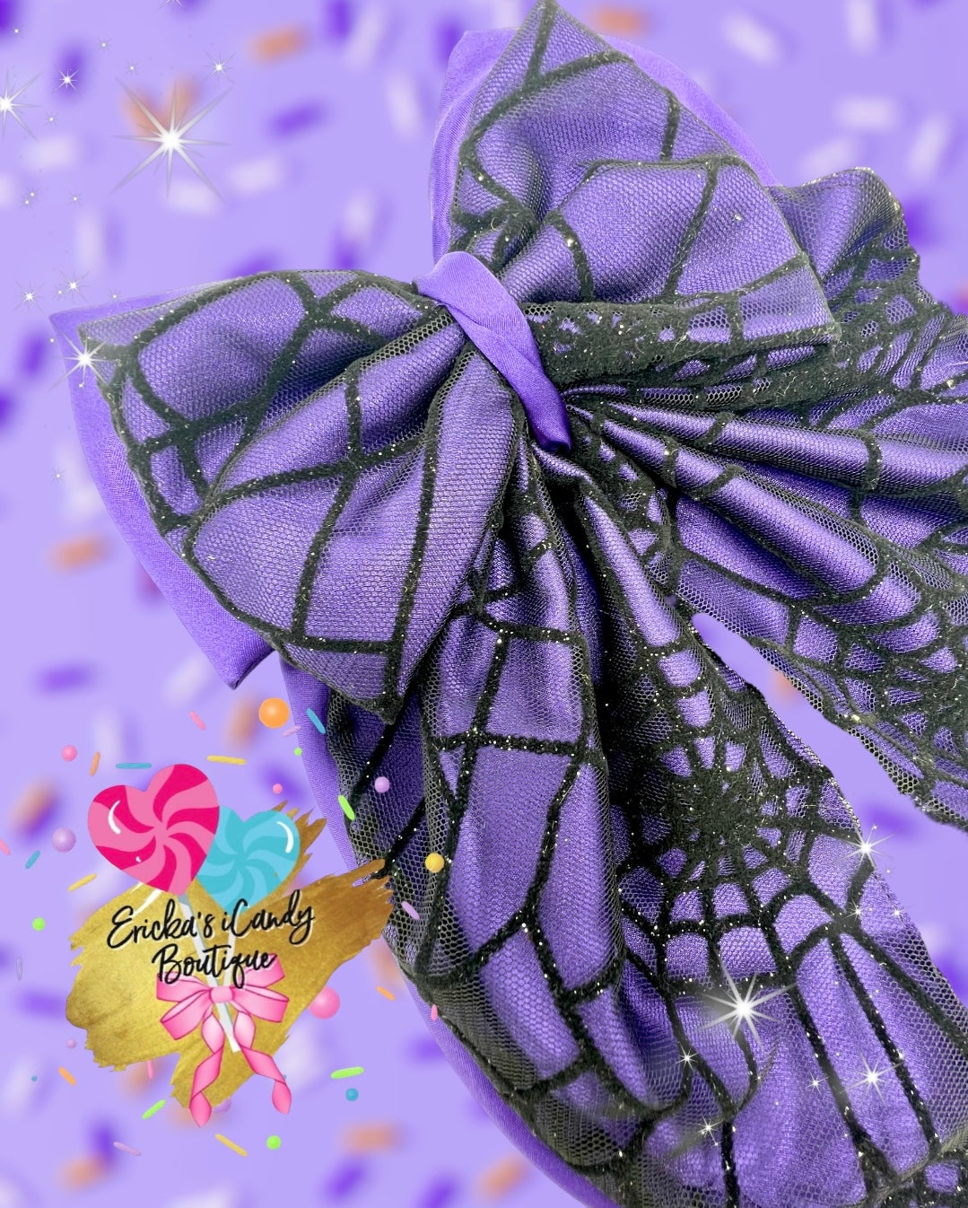Purple Spider Tulle - Lazo Coquette