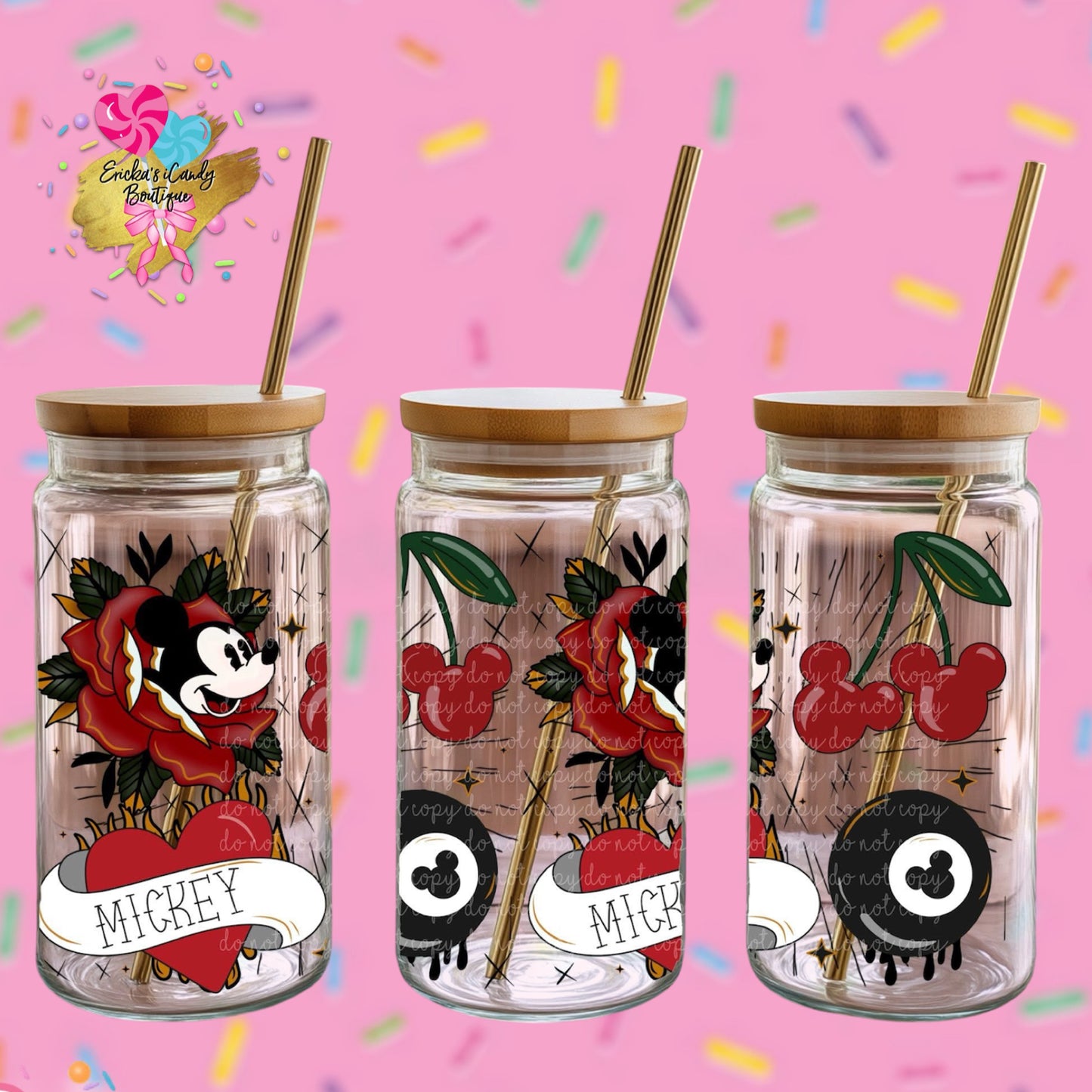 Rockin Mouse - 16oz Libby Glass Cup
