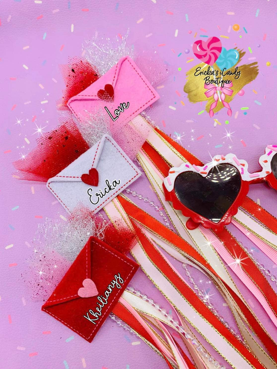 Personalized Letter Streamer Clippie