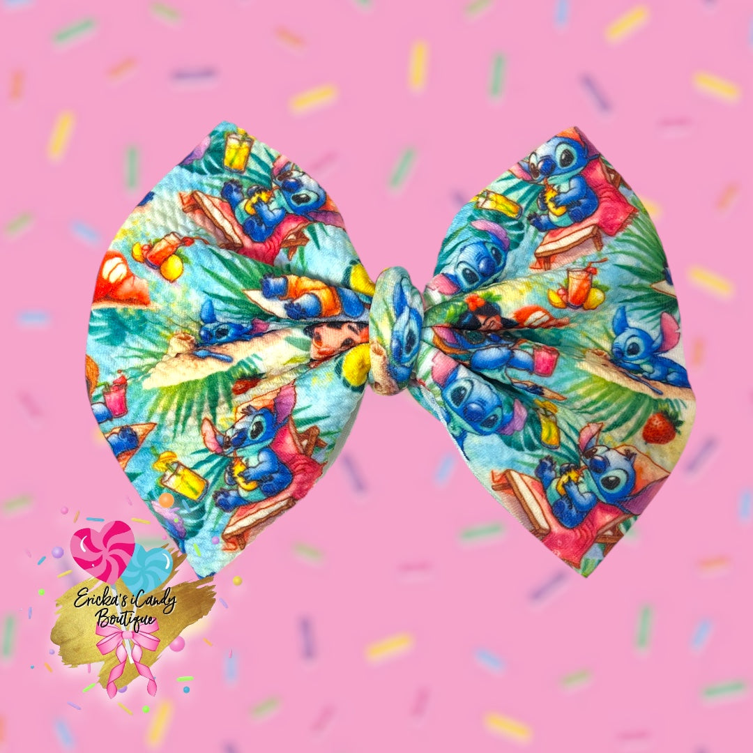 Beach 626 - 5in Bullet Fabric Bow