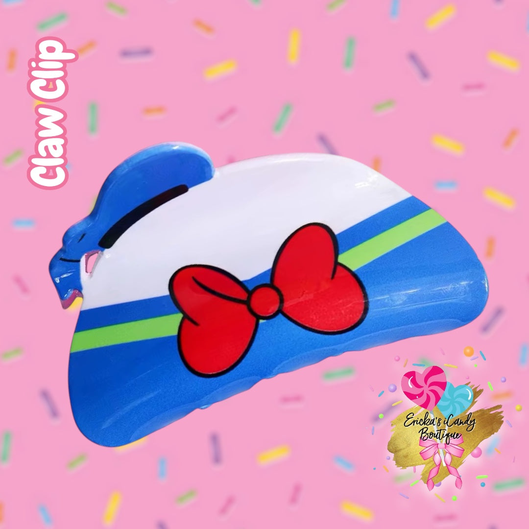 Donald - 3.5in Acrylic Claw Clip
