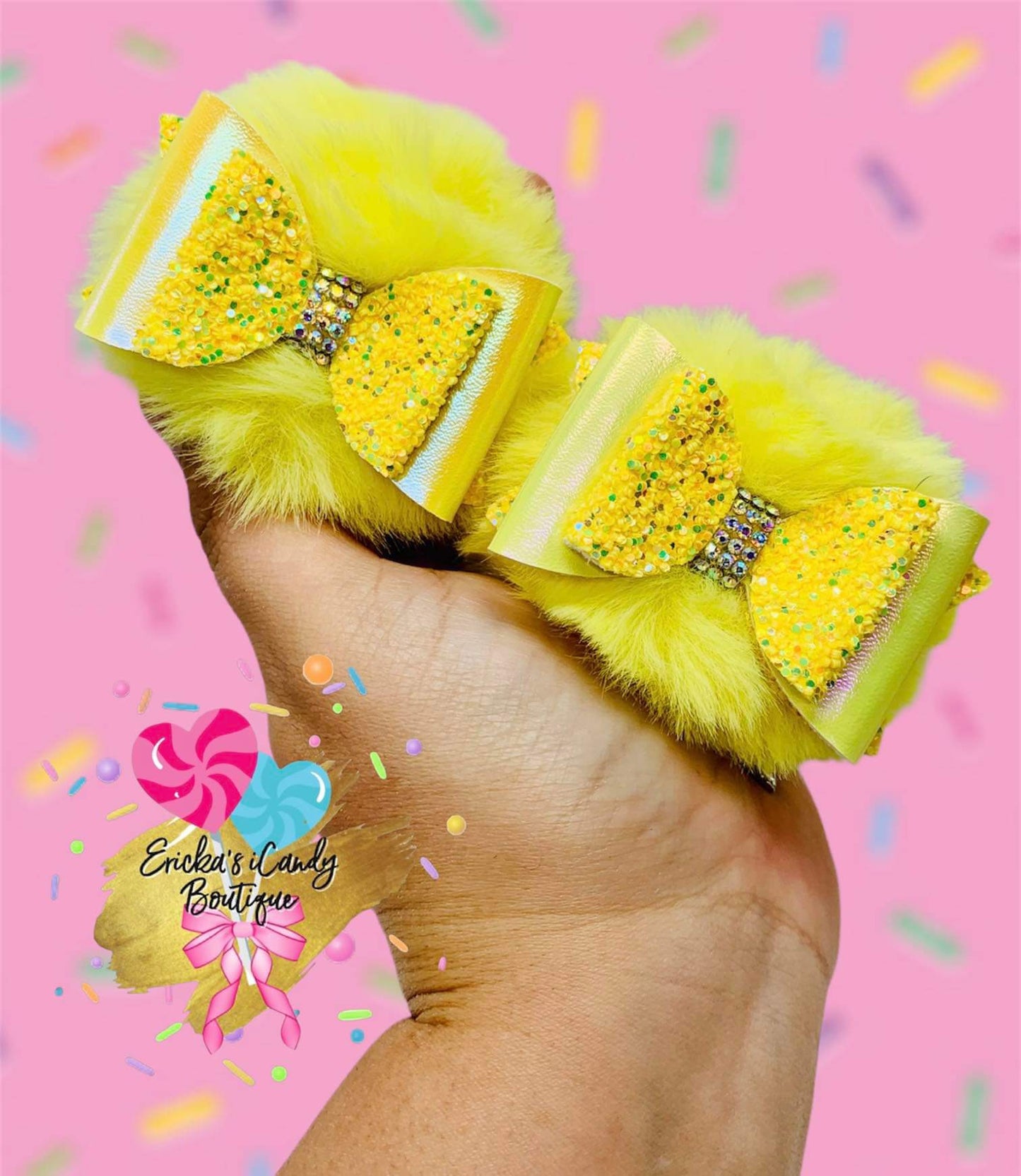 Yellow Koala Pom Piggies