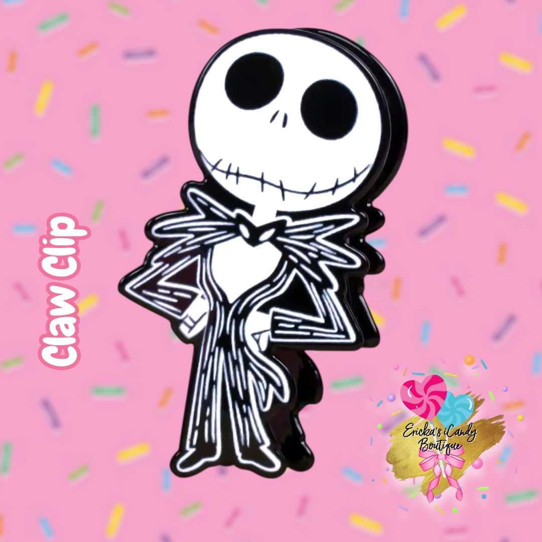 Jack Skelly - 4in Acrylic Claw Clip