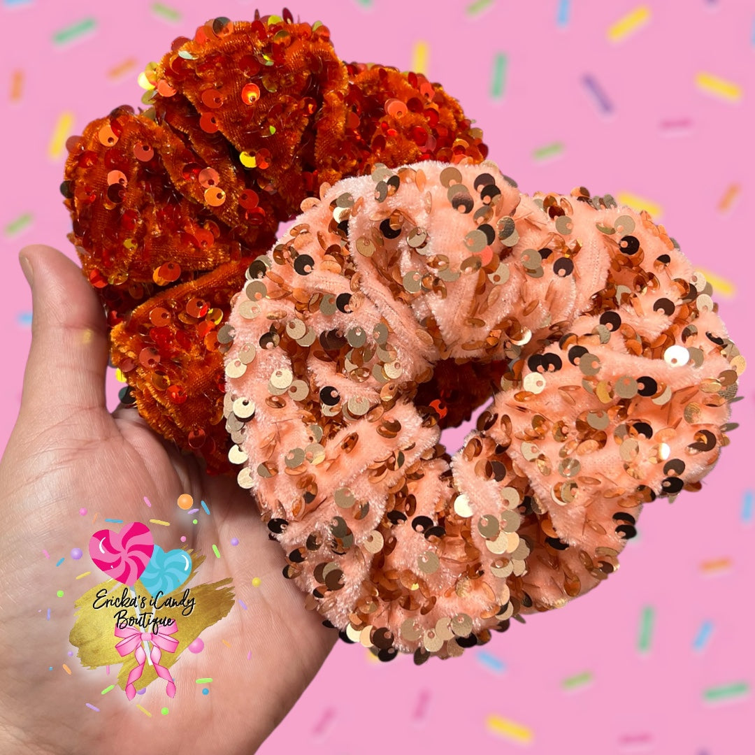 Sequins - Jumbo Scrunchies