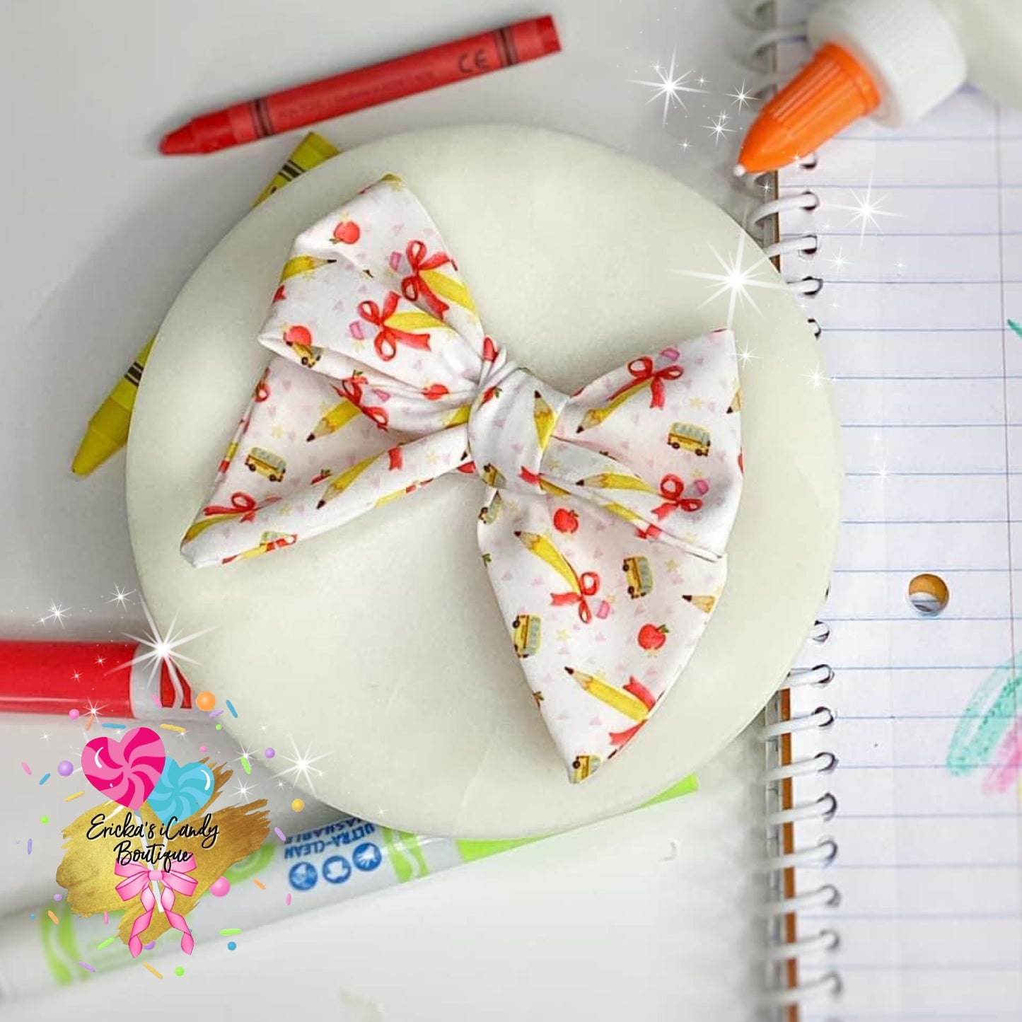 3.5in Pencil Coquette Handtied Bow