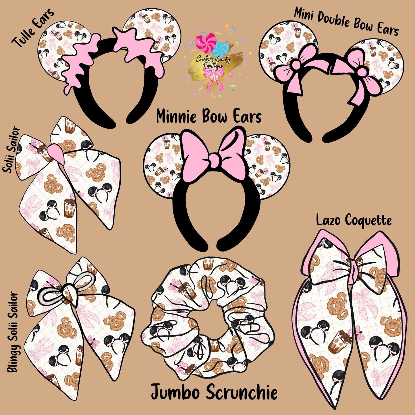 Warrior Princess Coquette - Hair Candy Accessories Preorder