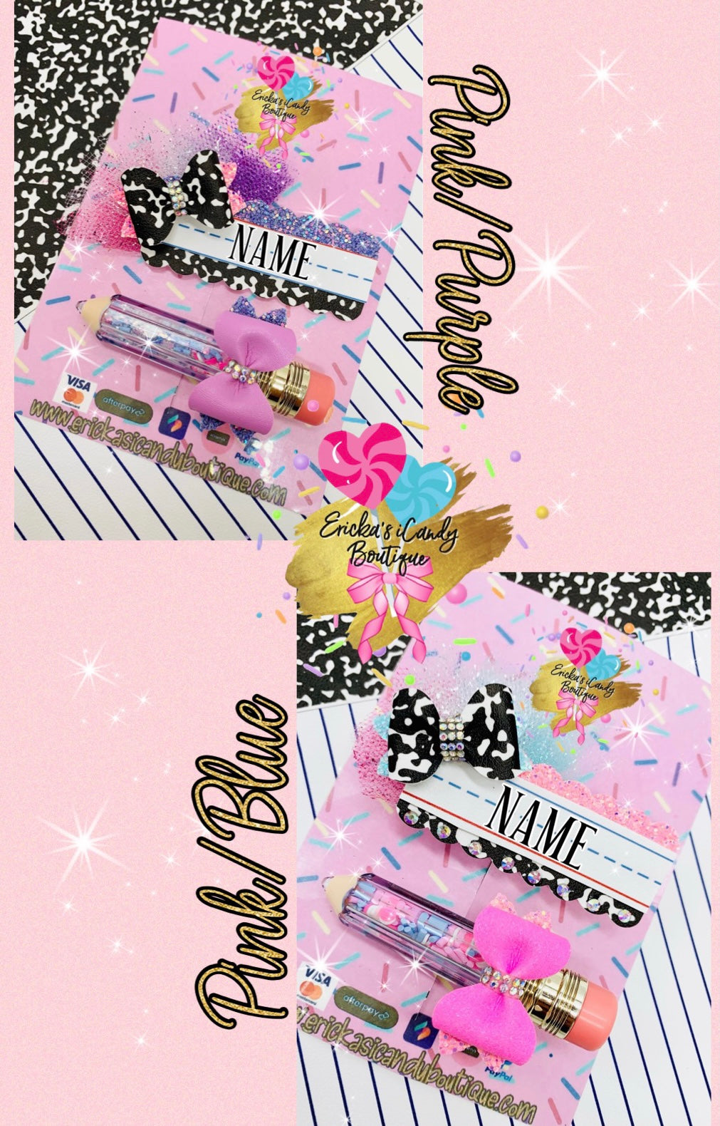 Composition Book/Pencil Clip Sent