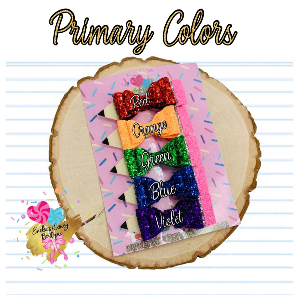 Primary Colors 3in Pencils