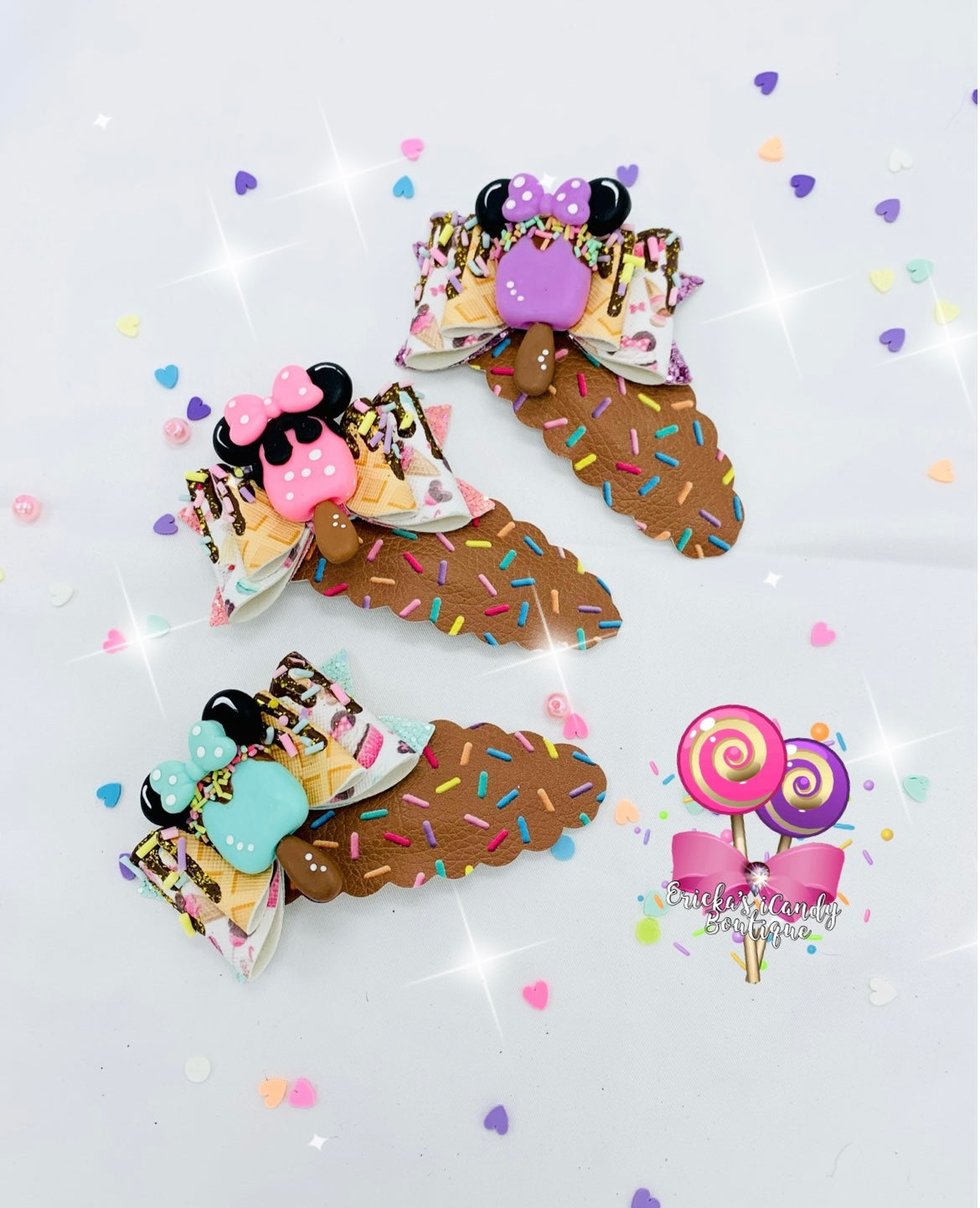Mouse Pop Snap Clips - MTO (15 Business Days)