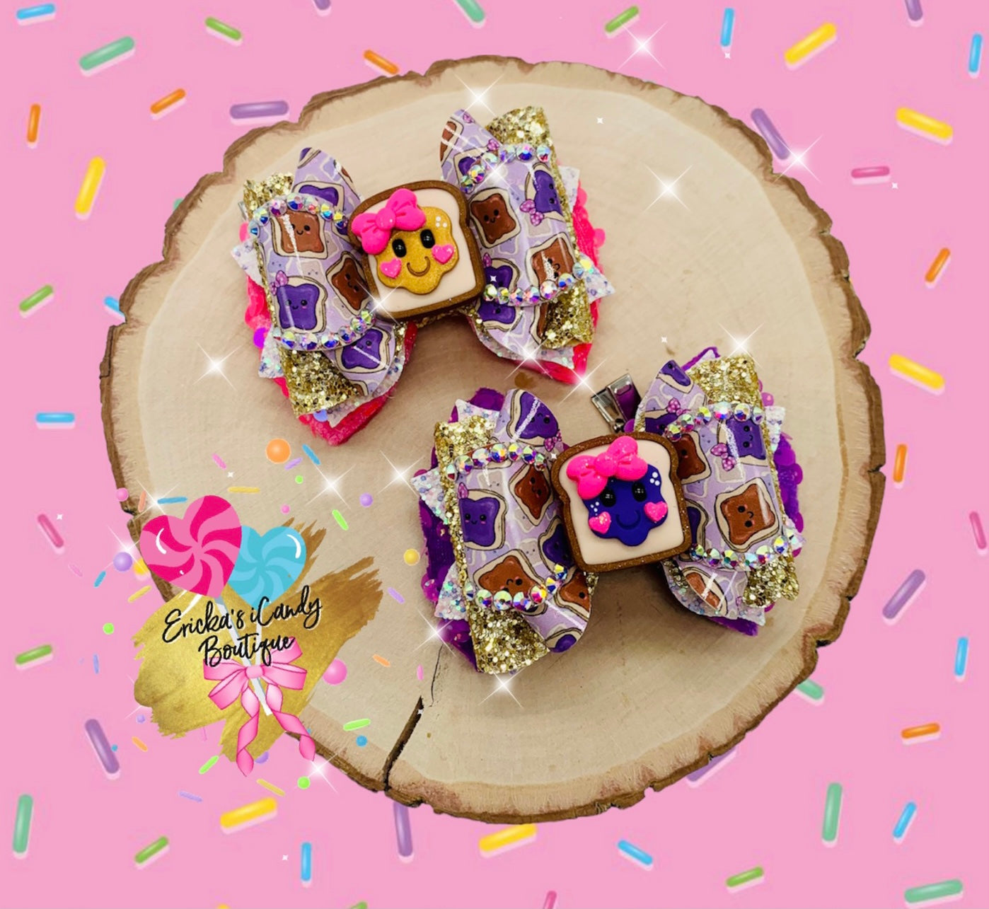 PB & J 💜 3.8in Signature Piggies