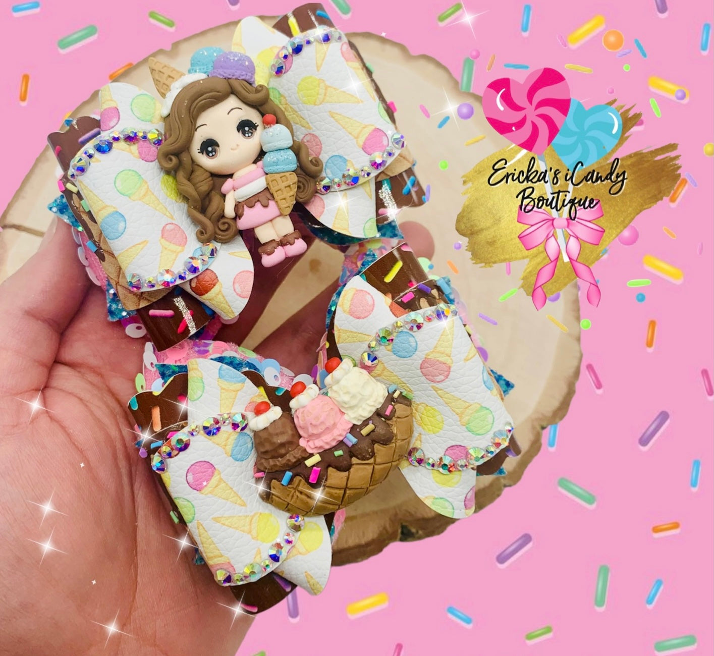 Waffle Cone Sundae 3.8in Signature Piggies