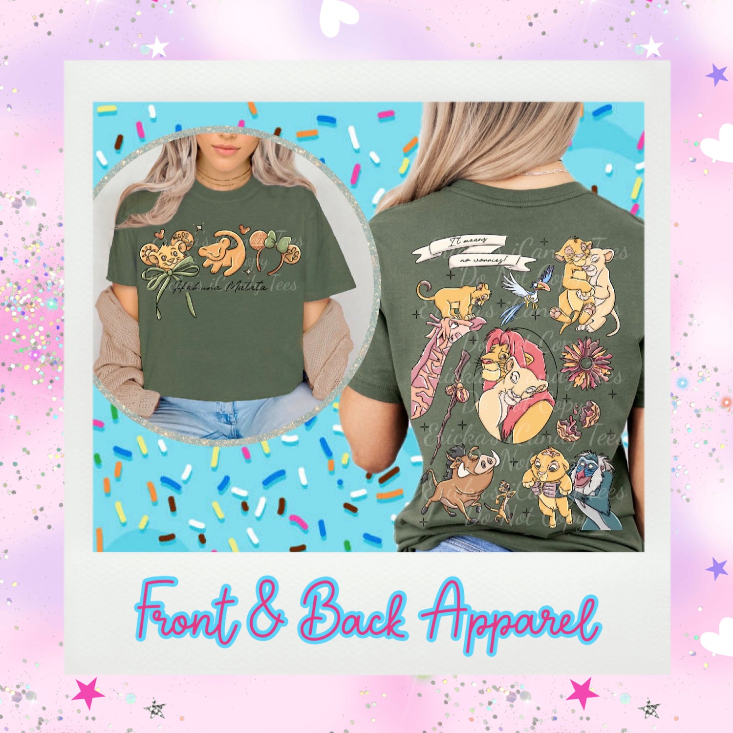 Front & Back - Apparel