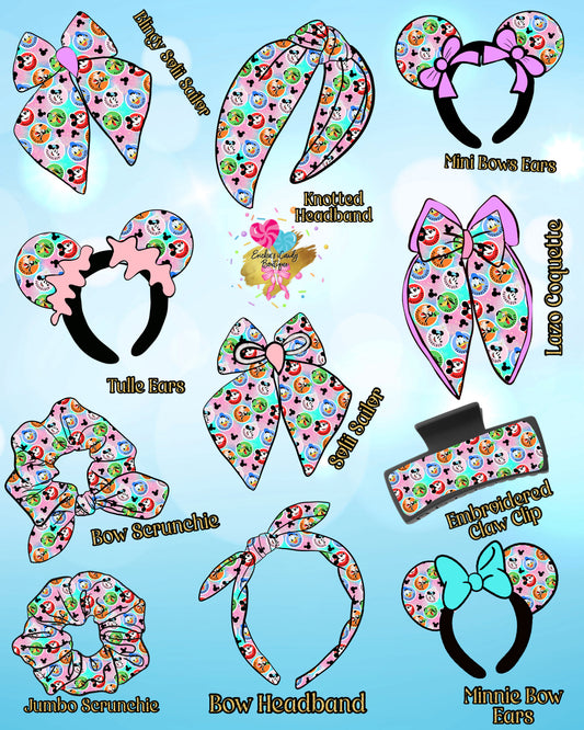 Passholder Print - EIB EXCLUSIVE Hair Candy Accessories (MTO 15-20 BD)