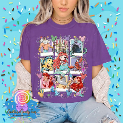 Mermaid Polaroid Collage - Kids & Adult Apparel
