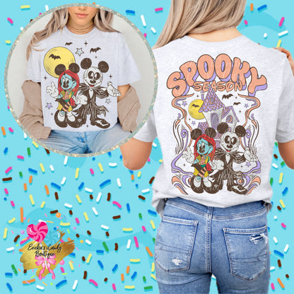 Mouse NBC Spooky Season- Front & Back Apparel