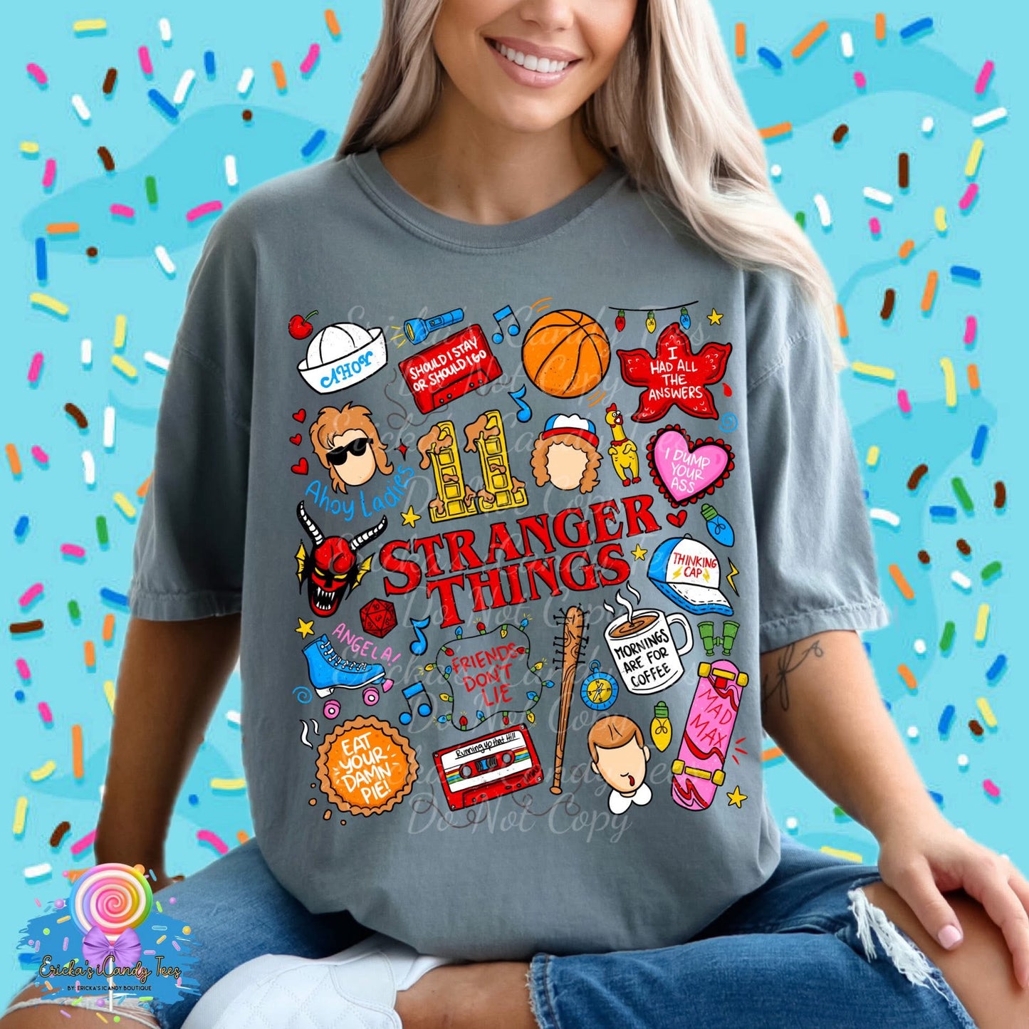 Stranger Things Icons - Kids & Adult Apparel