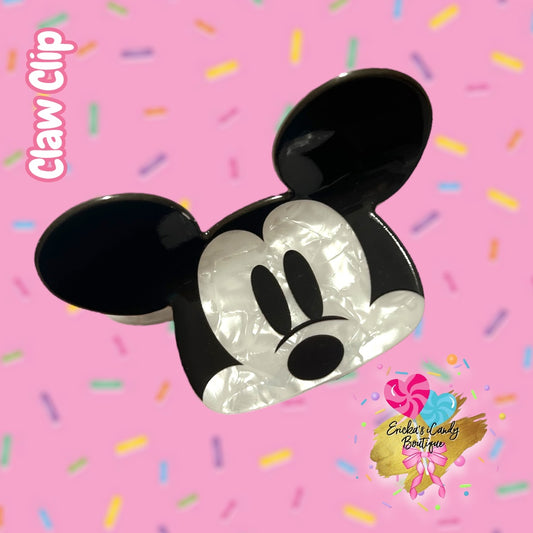 Mr Mouse - 3.5in Acrylic Claw Clip