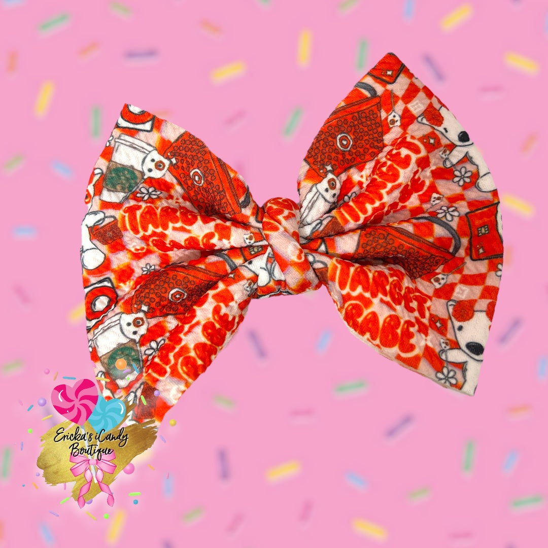 Target Starbies - 5in Bullet Fabric Bow
