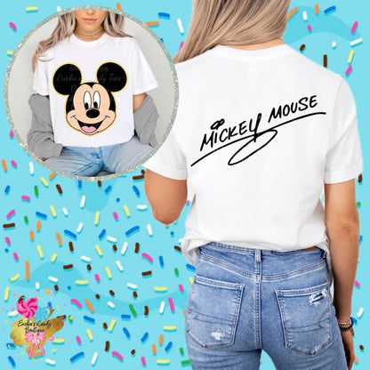 Fab 5 Big Head w/Signatures (Choose Character) - Front & Back Apparel