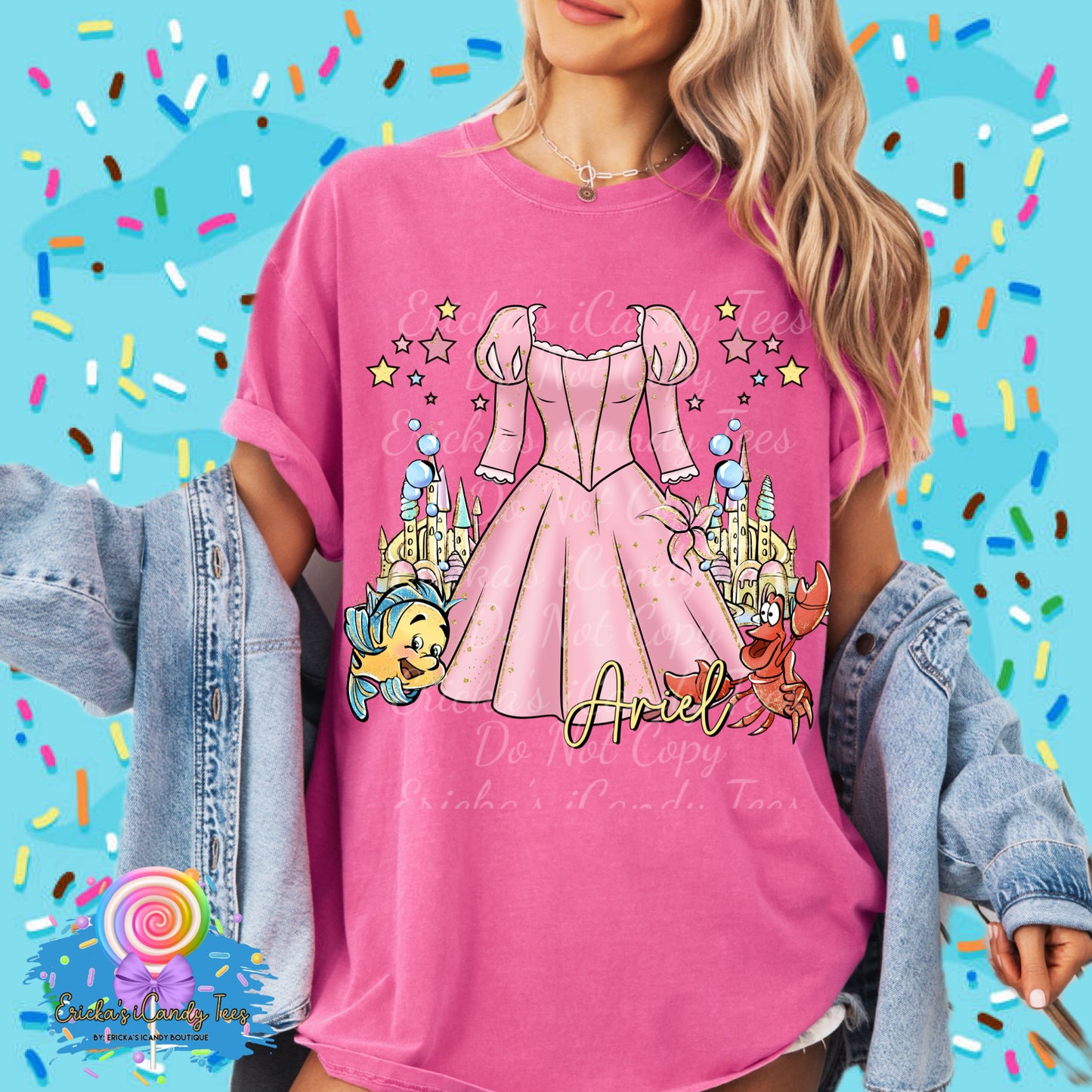 Mermaid Princess Dresses - Kids & Adult Apparel
