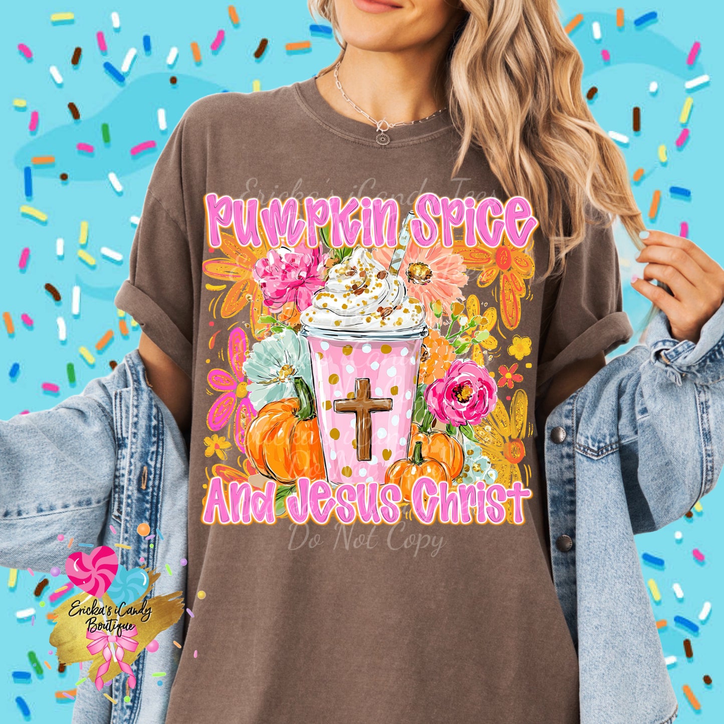 Pumpkin spice & Jesus Christ - Kids & Adult Apparel